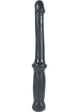 Anal Push Probe with Easy-Grip Handle - Black