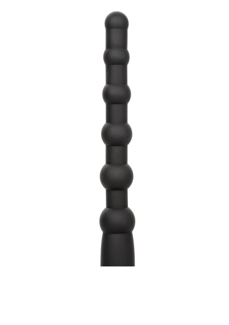 Anal Toys Rechargeable X-10 Silicone Beads - Black
