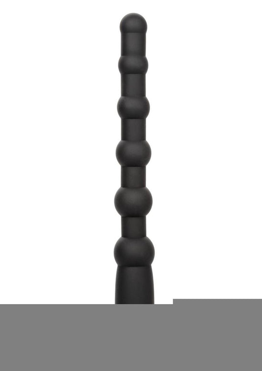 Anal Toys Rechargeable X-10 Silicone Beads - Black