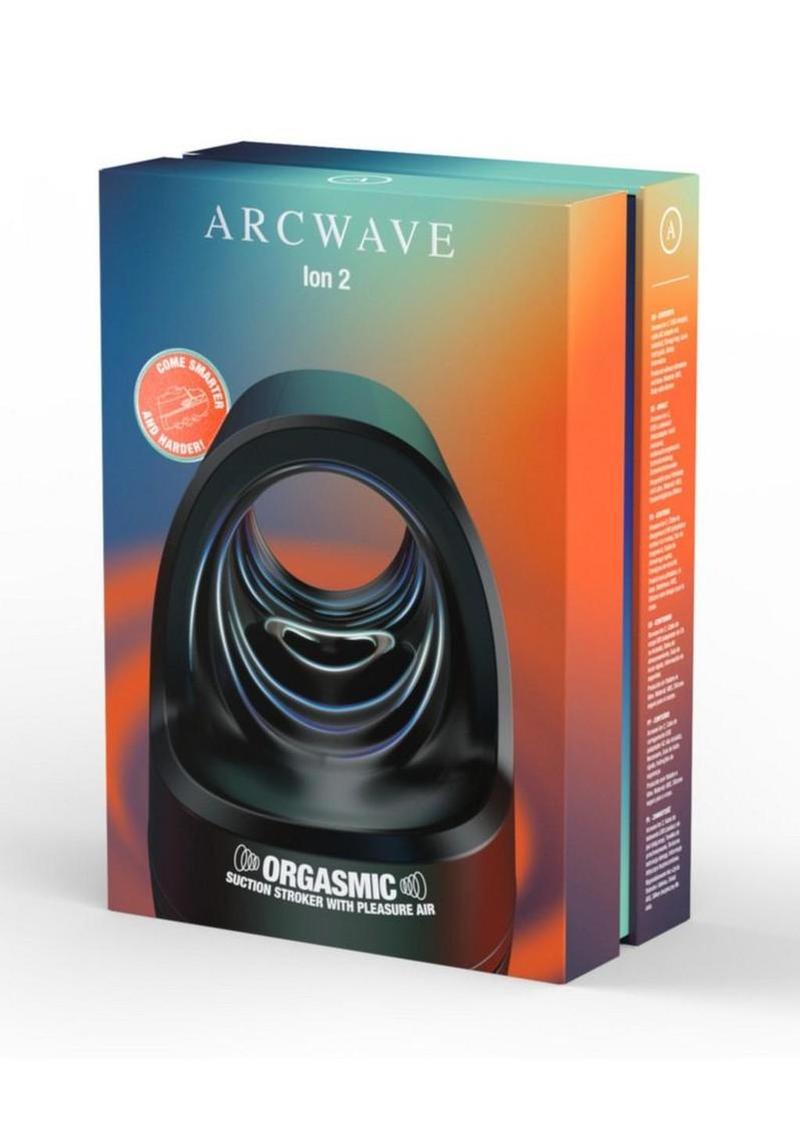 Arcwave Ion 2 Rechargeable Silicone Pleasure Air Stroker - Black