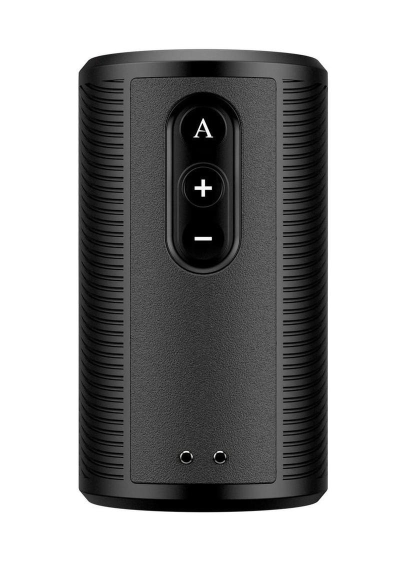 Arcwave Zing Rechargeable Silicone Vibrating Half Sleeve Dual Motor Masturbator - Black