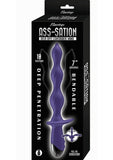 Ass-Sation Deep Dive Contoured Wand Rechargeable Silicone Anal Probe - Purple