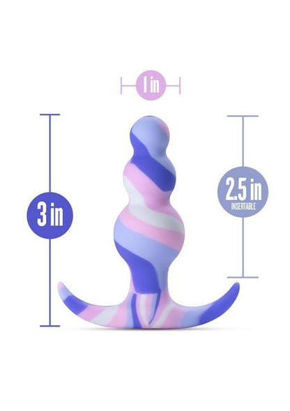 Avant Twilight Blue Silicone Anal Plug