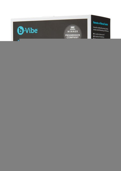 B-Vibe Triplet Anal Beads Rechargeable Silicone Beads with Remote Control - Black