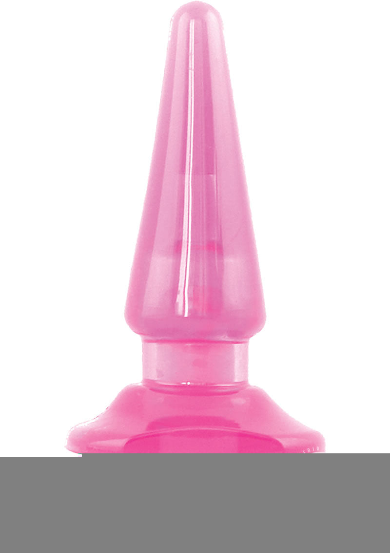B Yours Basic Vibrating Butt Plug - Pink