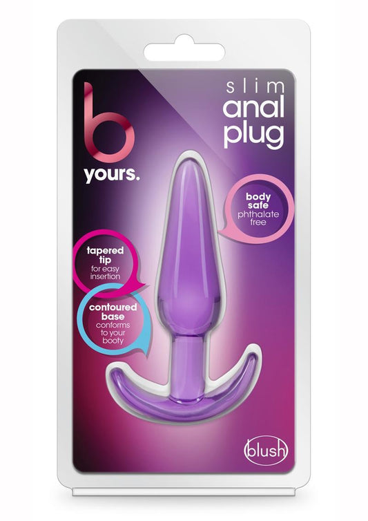 B Yours Slim Butt Plug - Blue/Purple