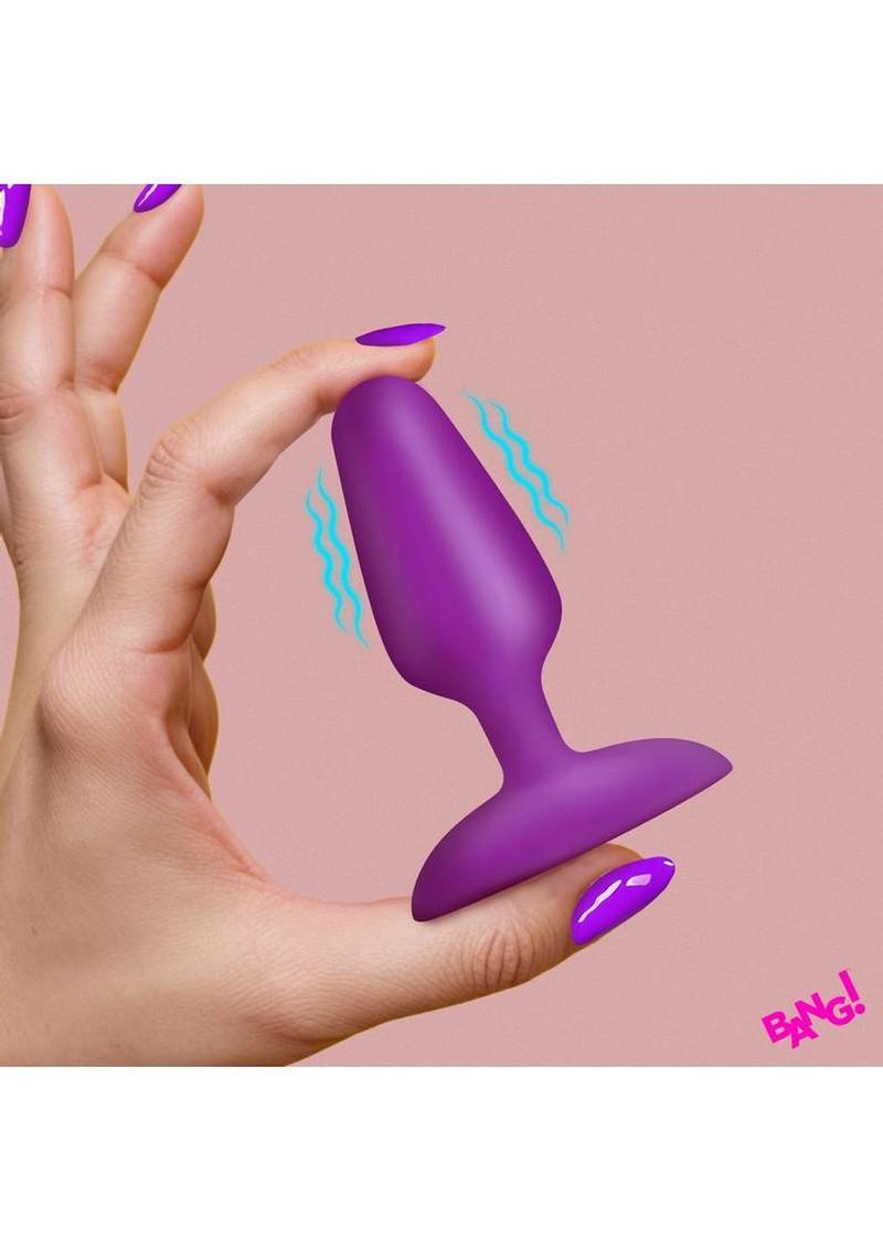 Bang! Flexible Vibrating Silicone Rechargeable Butt Plug