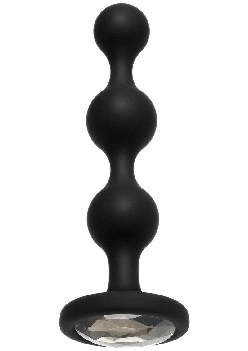 Booty Bling Jeweled Silicone Anal Beads