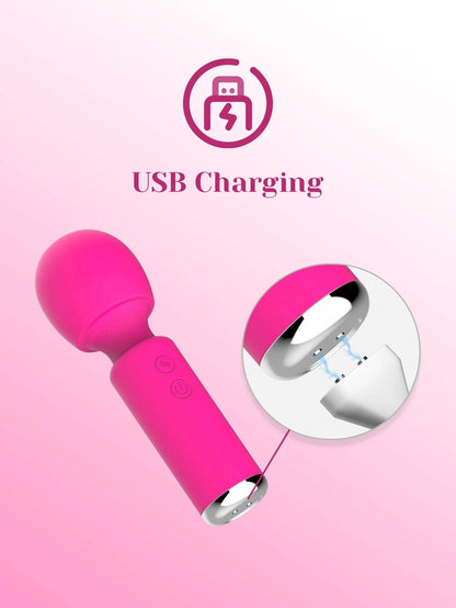Tracy’s Dog - Tracy's Dog Mini Massage Wand Rose red