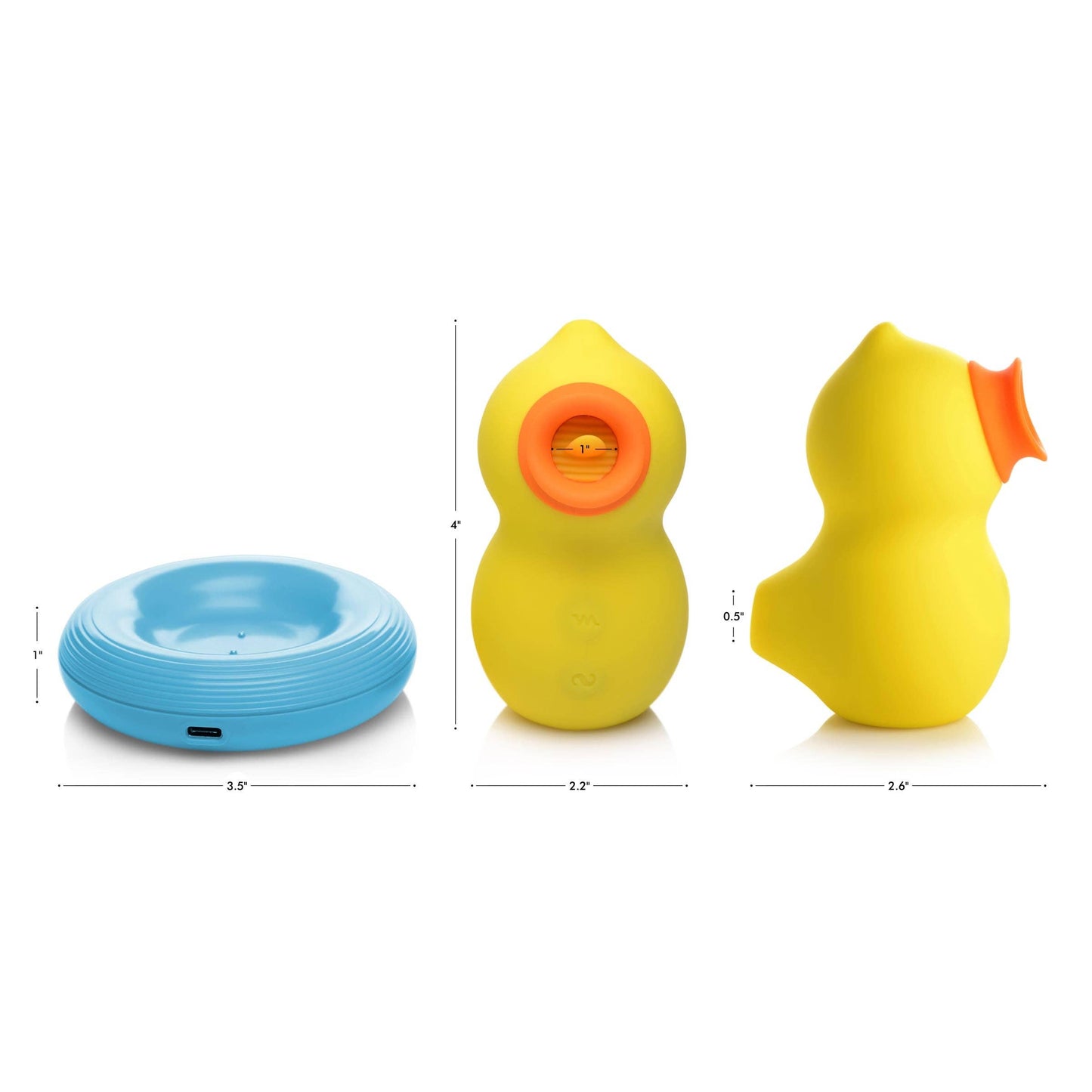 Shegasm Toys - Shegasm Sucky Ducky Deluxe Clitoral Stimulator