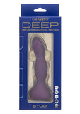 Deep Stud Rechargeable Silicone Reverberating Probe - Purple
