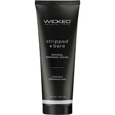 Wicked Sensual Massage Cream - Stripped and Bare