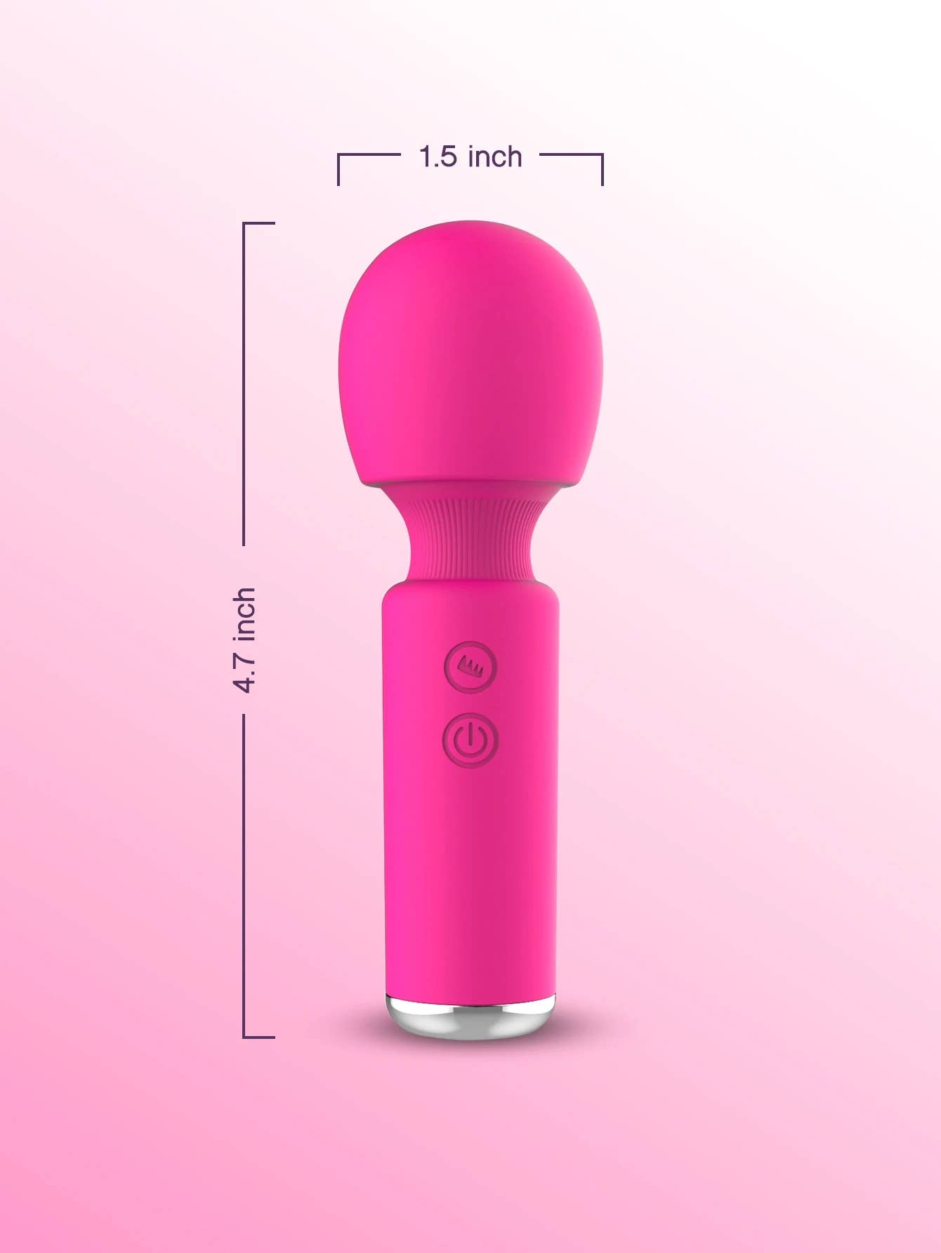 Tracy’s Dog - Tracy's Dog Mini Massage Wand Rose red