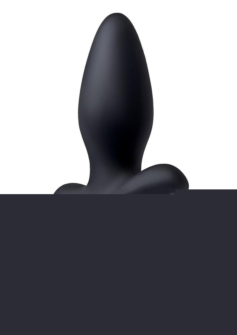 Envy Vibrating Silicone Rechargeable Assifier Butt Plug - Black