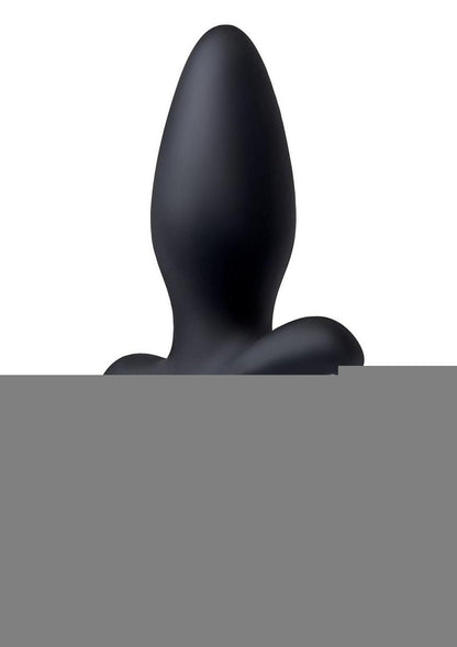 Envy Vibrating Silicone Rechargeable Assifier Butt Plug - Black