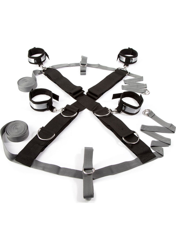 Fifty Shades Of Grey Keep Still Over The Bed Cross Restraint - Silver