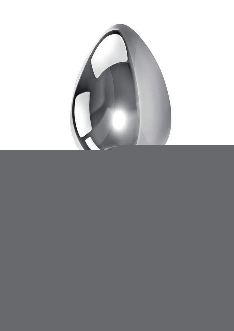 Gender X Rockin Rechargeable Metal Mini Plug - Metal/Silver