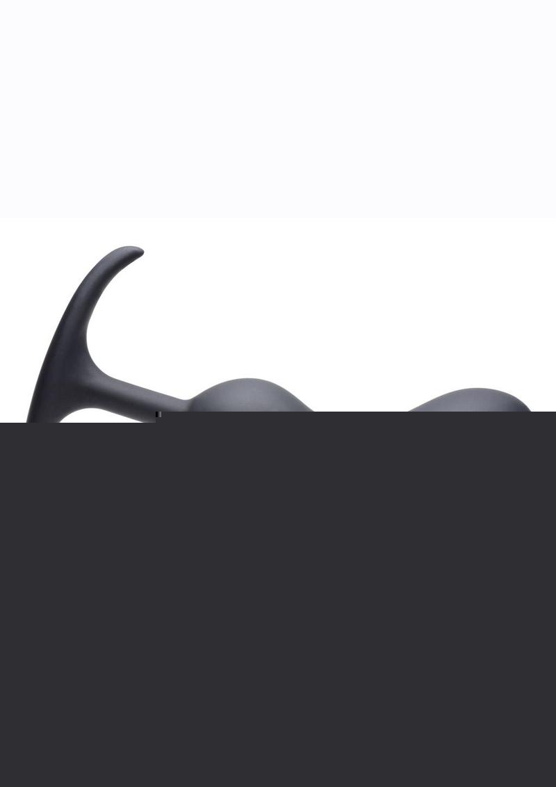 Heavy Hitters Comfort Plugs Silicone Anal Plug - Black - 7.4in