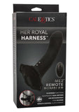 Her Royal Harness Me2 Remote Control Rechargeable Silicone Rumbler Probe - Black