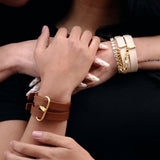 Crave ID Cuffs Black/Rose Gold
