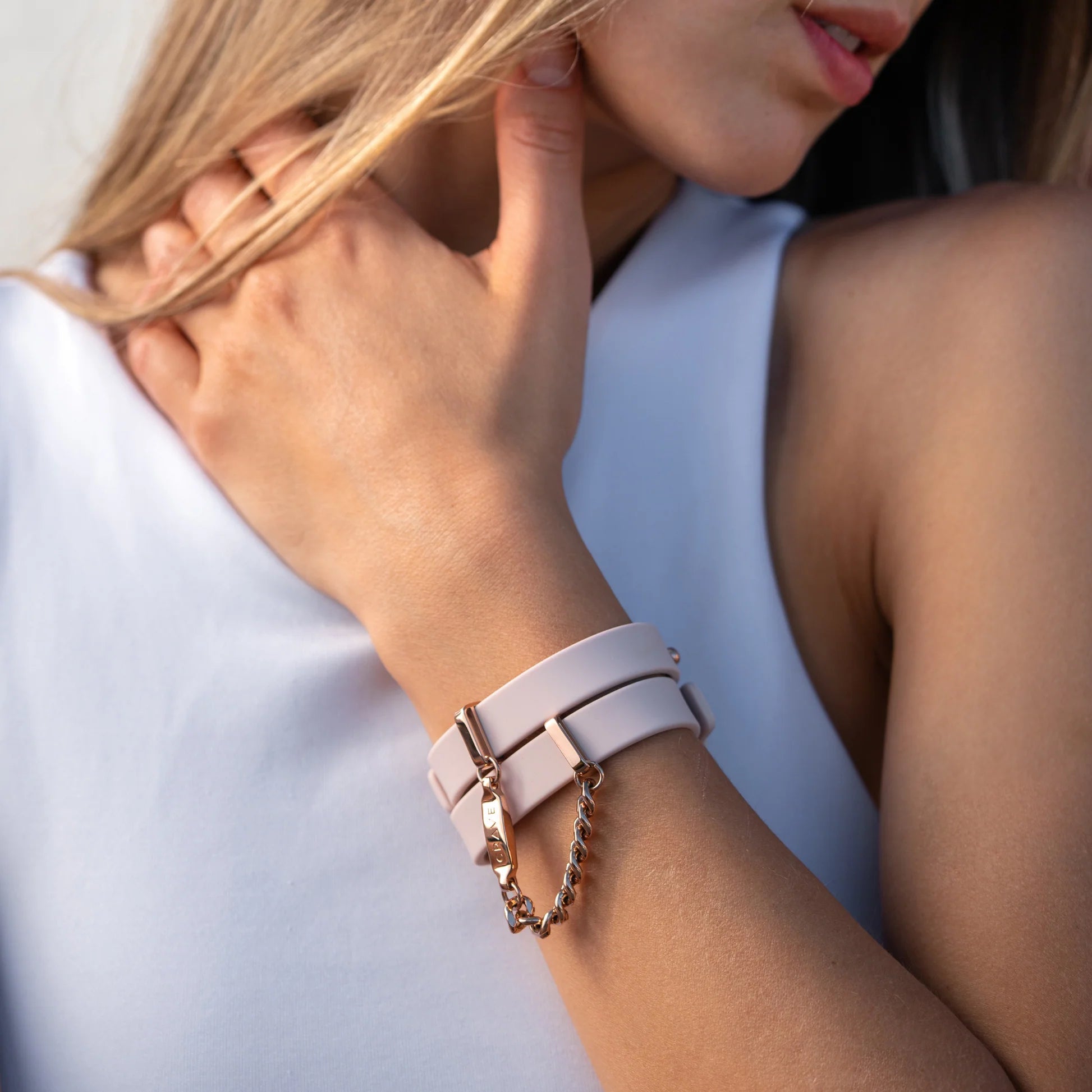 Crave ID Cuffs Black/Rose Gold