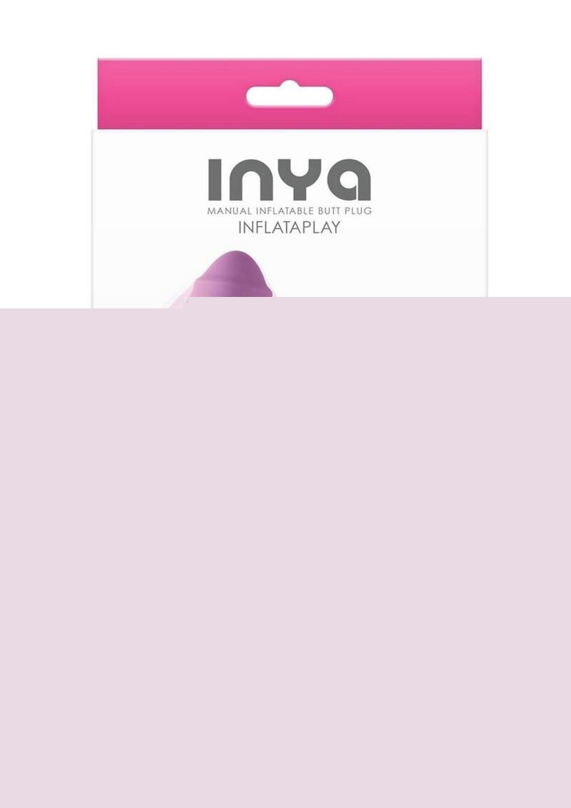 Inya Inflataplay Silicone Inflatable Anal Plug - Pink