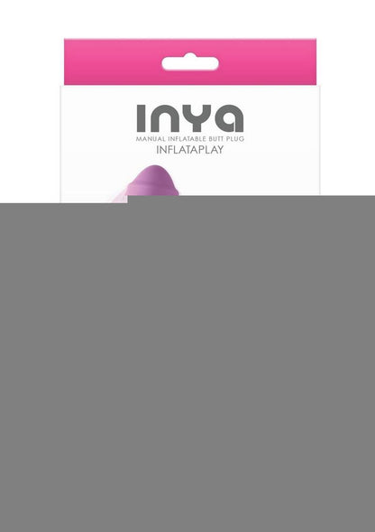 Inya Inflataplay Silicone Inflatable Anal Plug - Pink