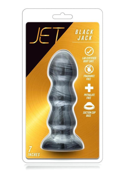 Jet Black Jack Butt Plug - Carbon Metallic - Black