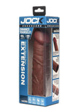 Jock Enhancers Silicone Penis Extension Sleeve - Chocolate - 1.5in