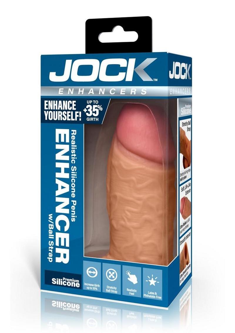 Jock Enhancers Silicone Penis Extension Sleeve - Caramel