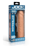 Jock Enhancers Vibrating Penis Extension Sleeve with Remote Control - Vanilla