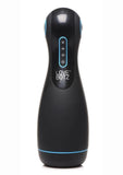 Lovebotz Auto Milker Extreme Rechargeable 16x Sucking Masturbator - Black/Blue