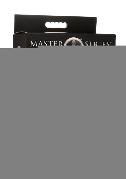 Master Series Ass Bound Anchor Inflatable Silicone Anal Plug - Black