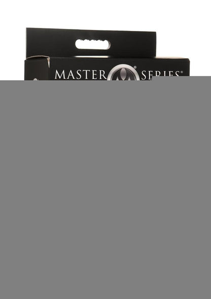 Master Series Ass Puffer Nubbed Inflatable Silicone Anal Plug - Black