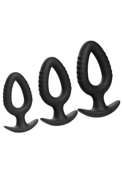 Master Series Pop Plugs Hollow Silicone Anal Trainer