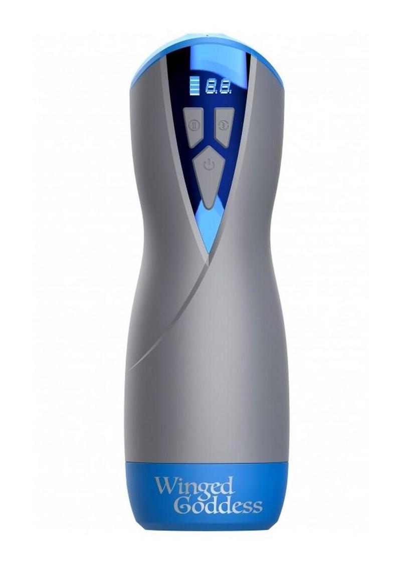 Masturs Eloa Winged Goddess Rechargeable Multi Function Masturbator - Gray