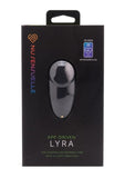 Nu Sensuelle Lyra Rechargeable Silicone App Compatible Panty Vibe - Black