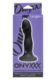 Onyxxx Rechargeable Contoured Silicone Probe - Black