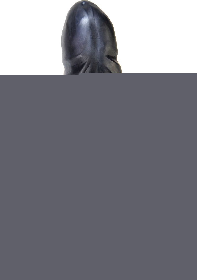 Oxballs Donkey Silicone Strapless Dildo - Black - 11in