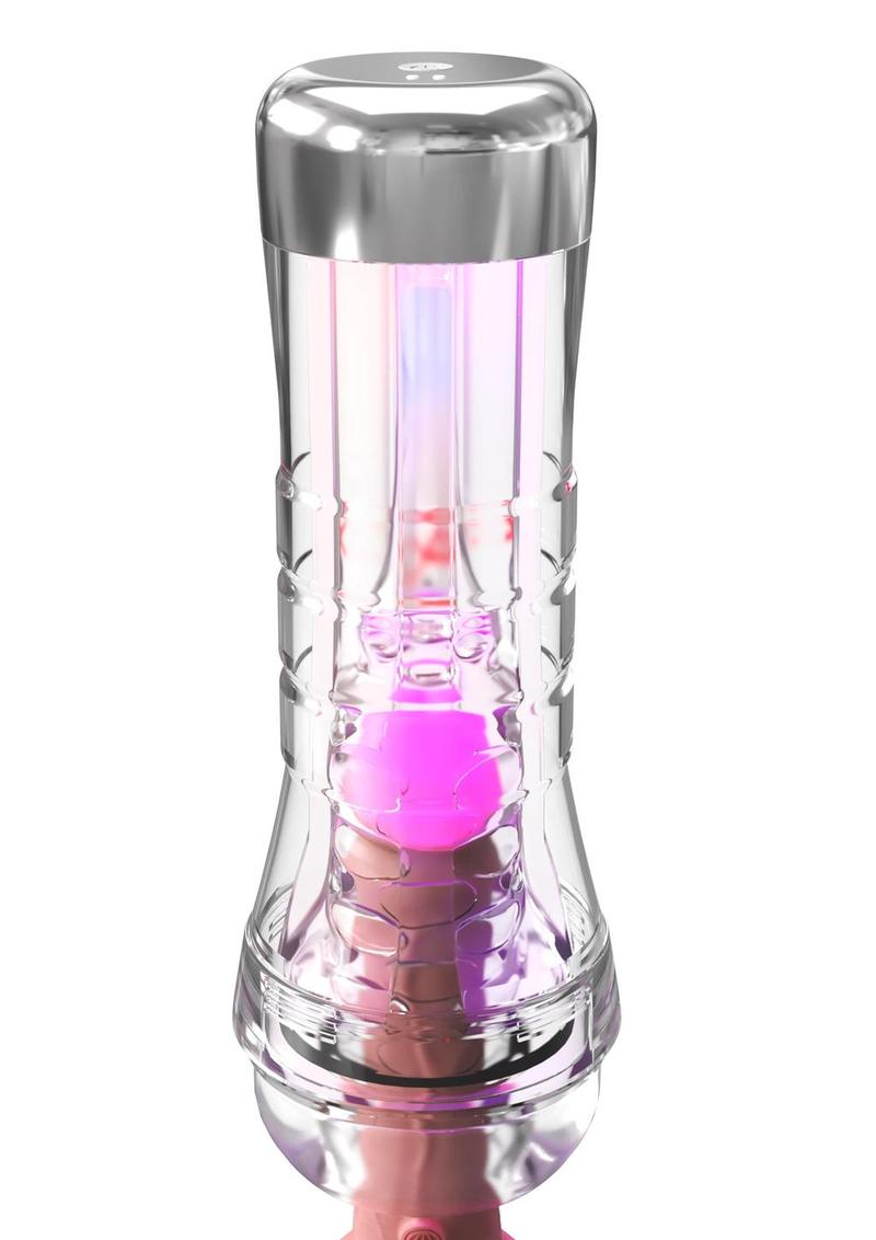 Pdx Elite Viewtube XXL See-Thru EZ-Grip Led Stroker