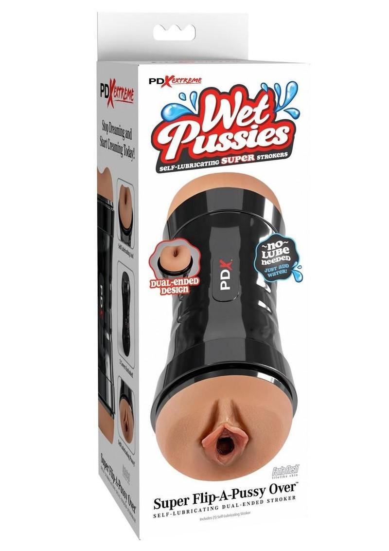 Pdx Extreme Super Flip- A-Pussy Over Stroker - Caramel