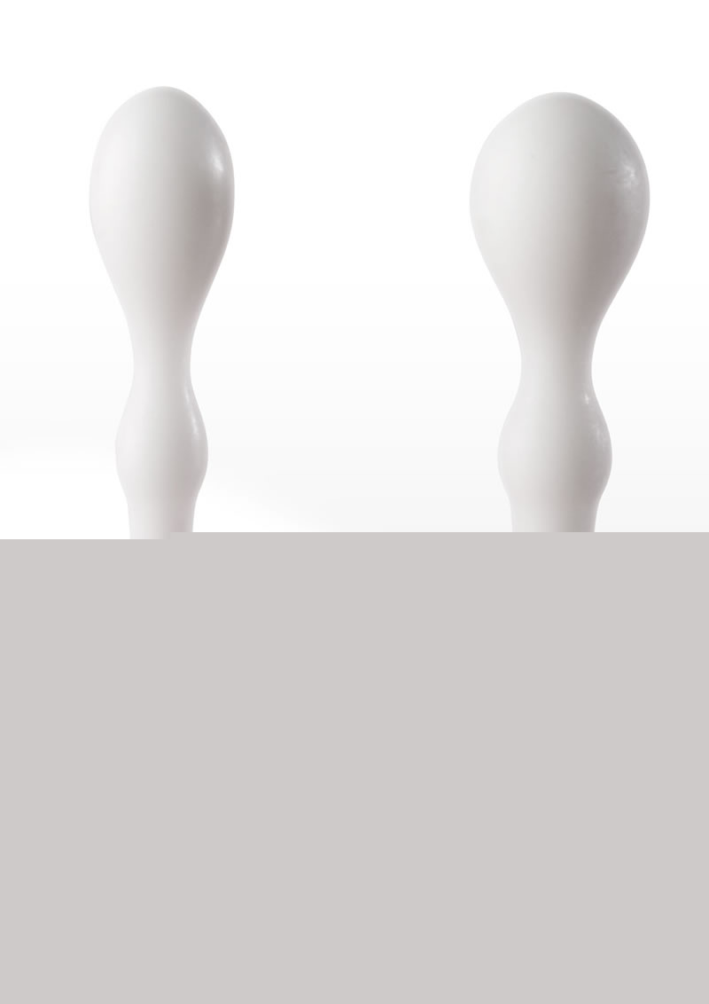 Peridise Set Unisex Anal Stimulators White 2 Each - White