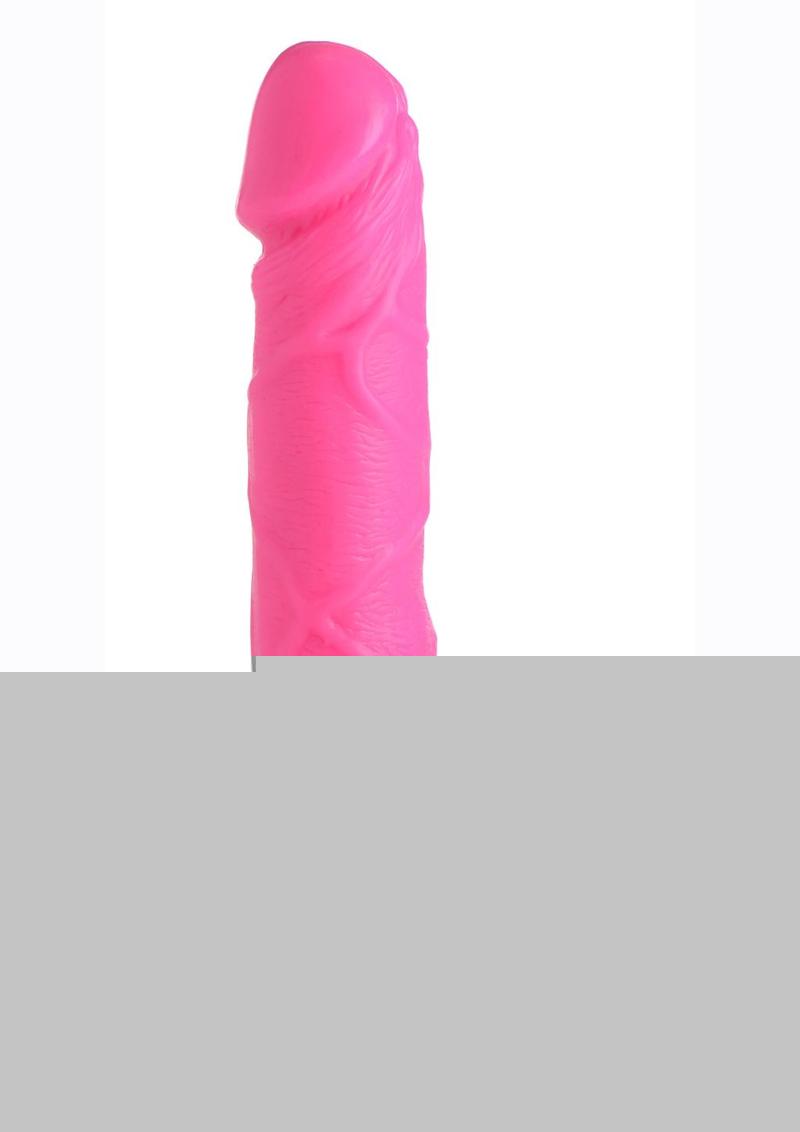 Pop Peckers Dildo with Balls - Pink - 6.5in