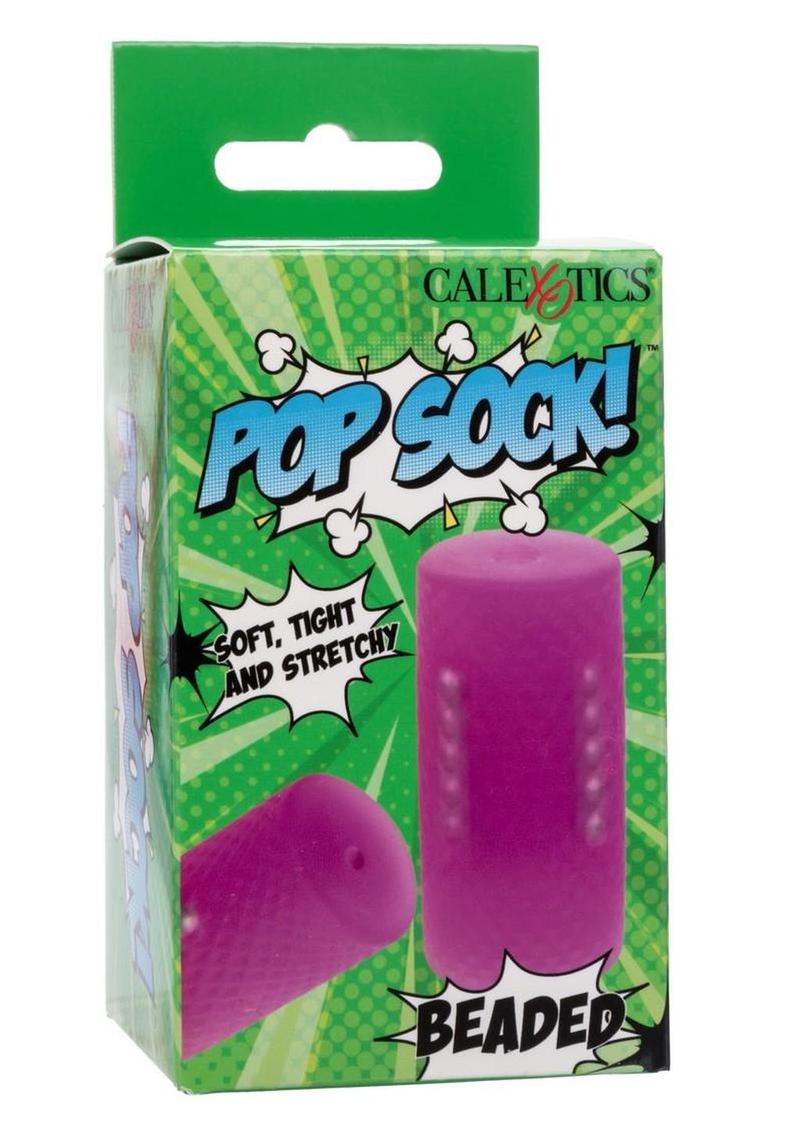 Pop Sock Beaded Stroker - Purple
