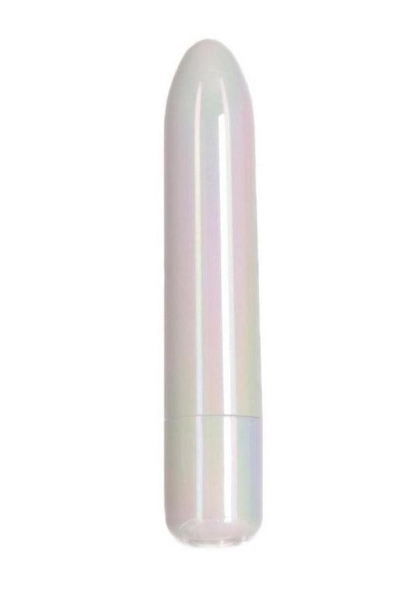 Powerbullet Pearl Point Rechargeable Bullet - Pearlescent - White