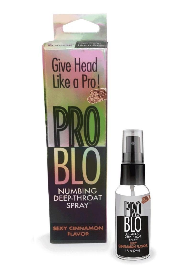 Problo Numbing Deep-Throat Spray 1oz - Sexy Cinnamon