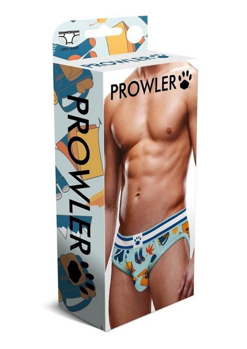 Prowler Autumn Scene Open Brief - Blue/Orange - Large
