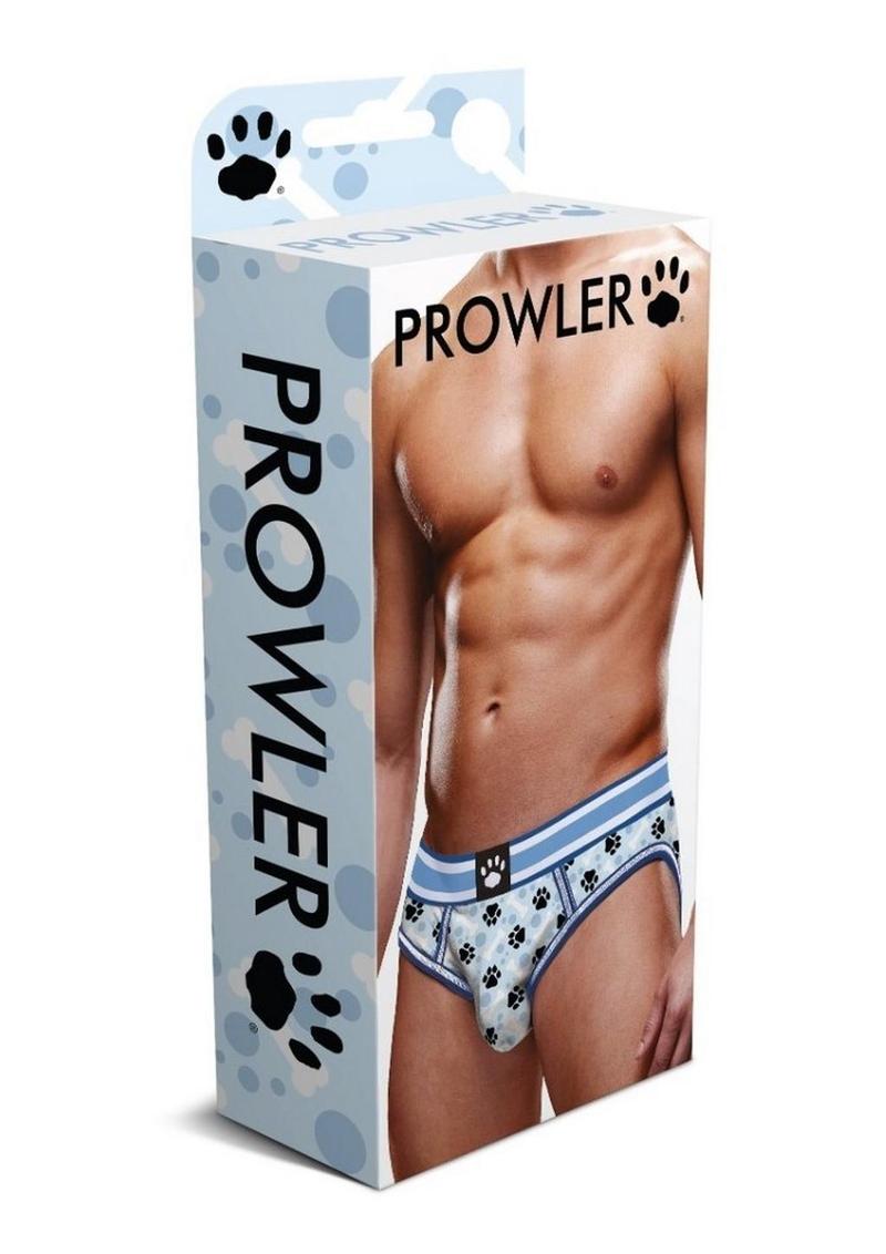 Prowler Blue Paw Open Brief - Blue/White - Large