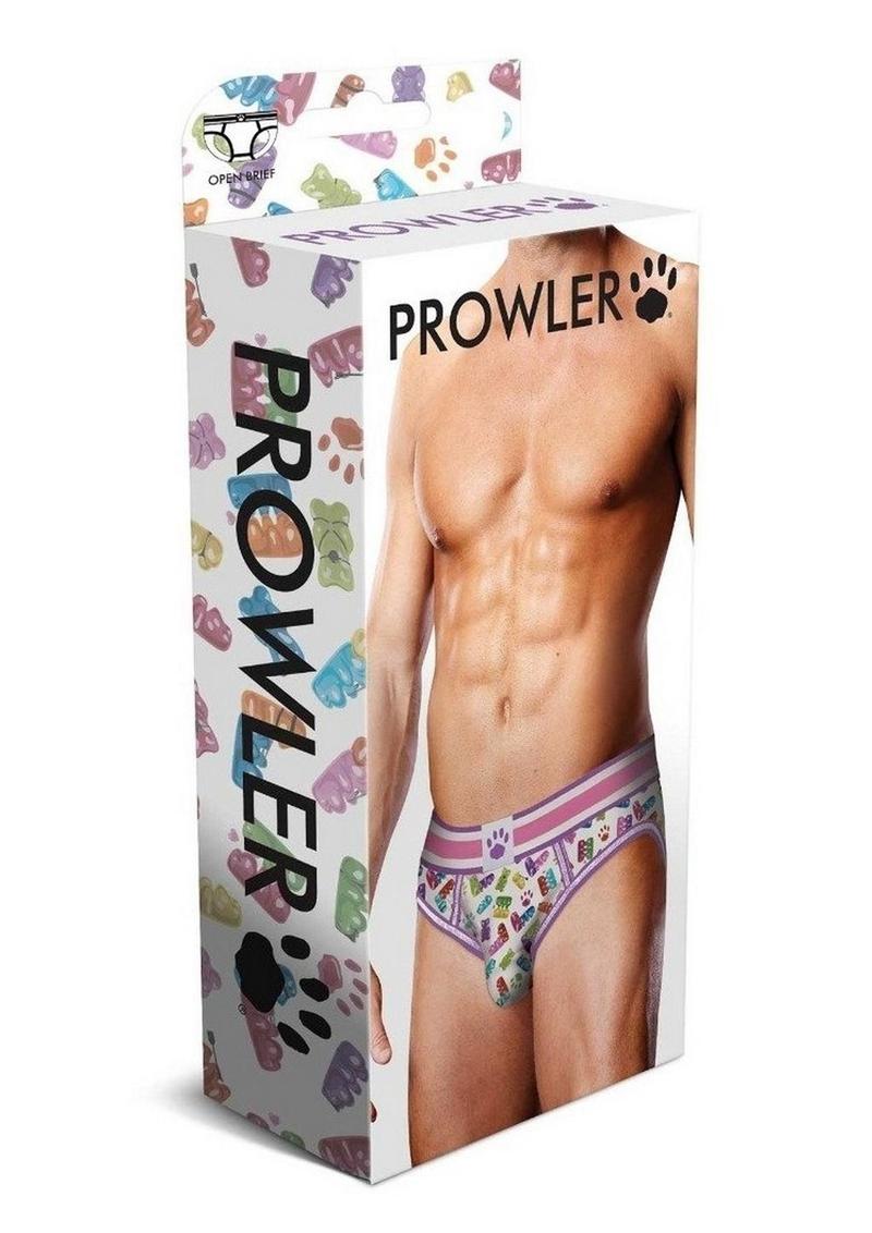 Prowler Gummy Bears Open Brief - Multicolor/White - Large