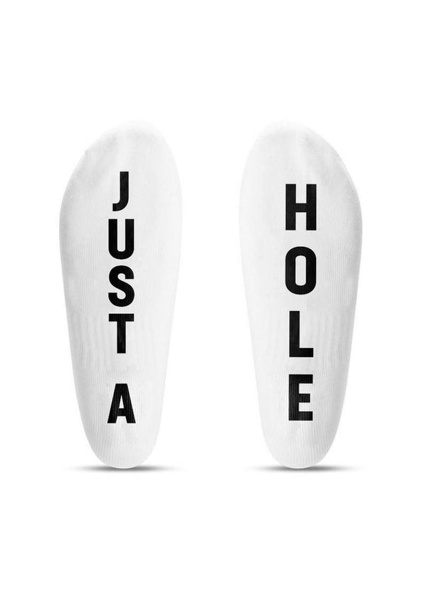 Prowler Red Ankle Socks Just A Hole - Black/White